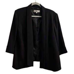 Jones Studio Seprates Women's Black Dress Jacket Business Professional Size 18W